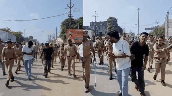 ‘Justice on the spot’: UP women constables give eve-teasers ‘sticking’ escort on 1-km walk to Kotwali | Prayagraj News